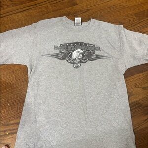 Vintage Harley Davidson T Shirt Size Large Grey Police Shirt